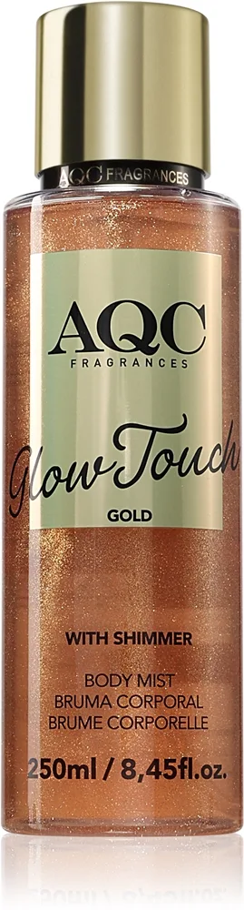 IDC Institute Glow Touch Gold Kropps-mist med glitter 250 ml