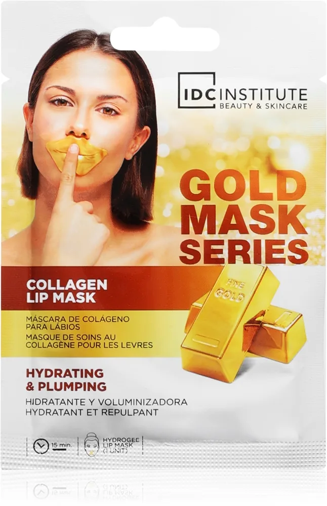 IDC Institute Gold Mask Series Återfuktande läppmask 8 g