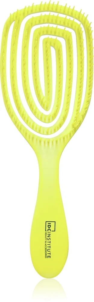 IDC Institute Neon Hårborste Skugga Yellow 1 st.