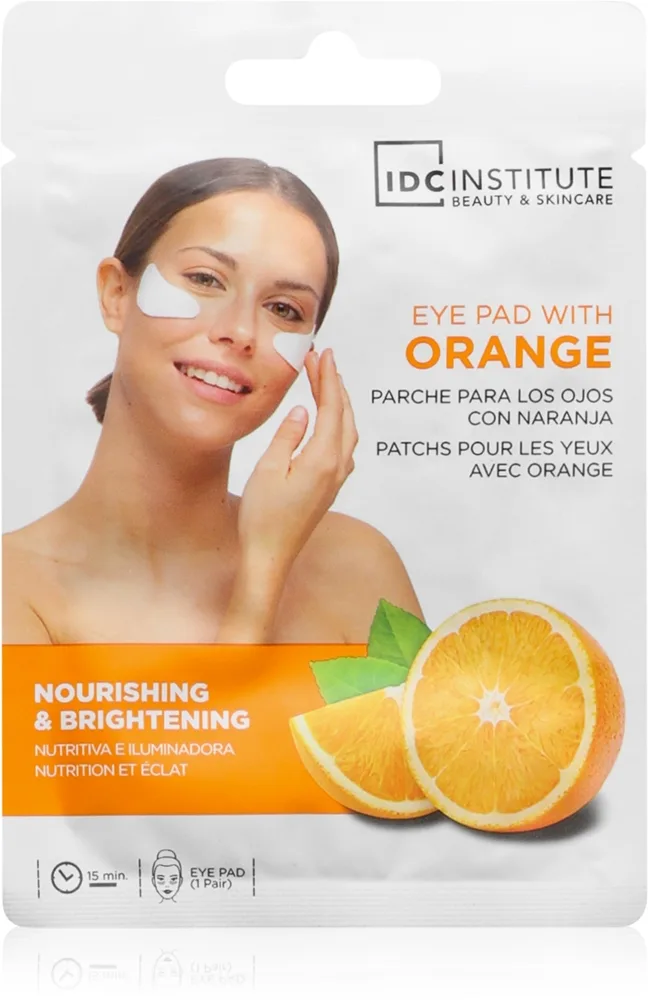 IDC Institute Orange hydrogel-inlägg för att behandla ringar under ögonen 8 g