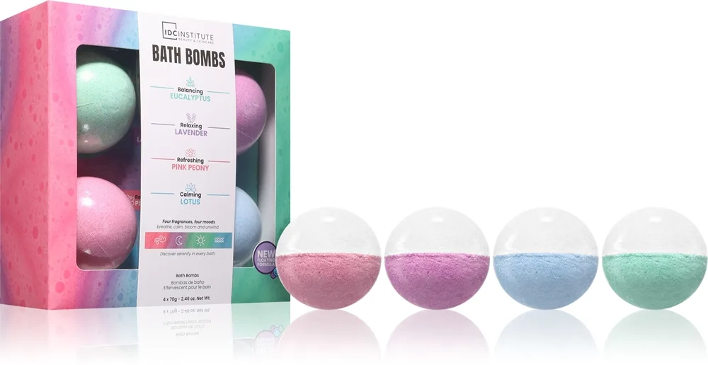 IDC Institute Pure Energy Set zur Herstellung von Badebomben 4x70 g