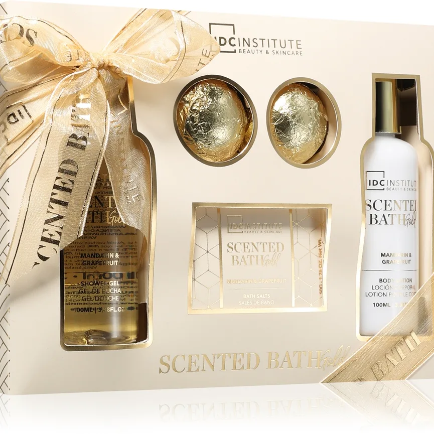 IDC Institute Scented Bath Gold Presentförpackning för Kvinnor