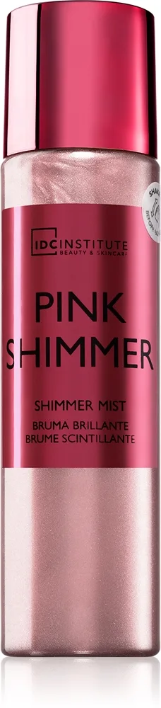 IDC Institute Shimmer Pink Kropps-mist med glitter 150 ml