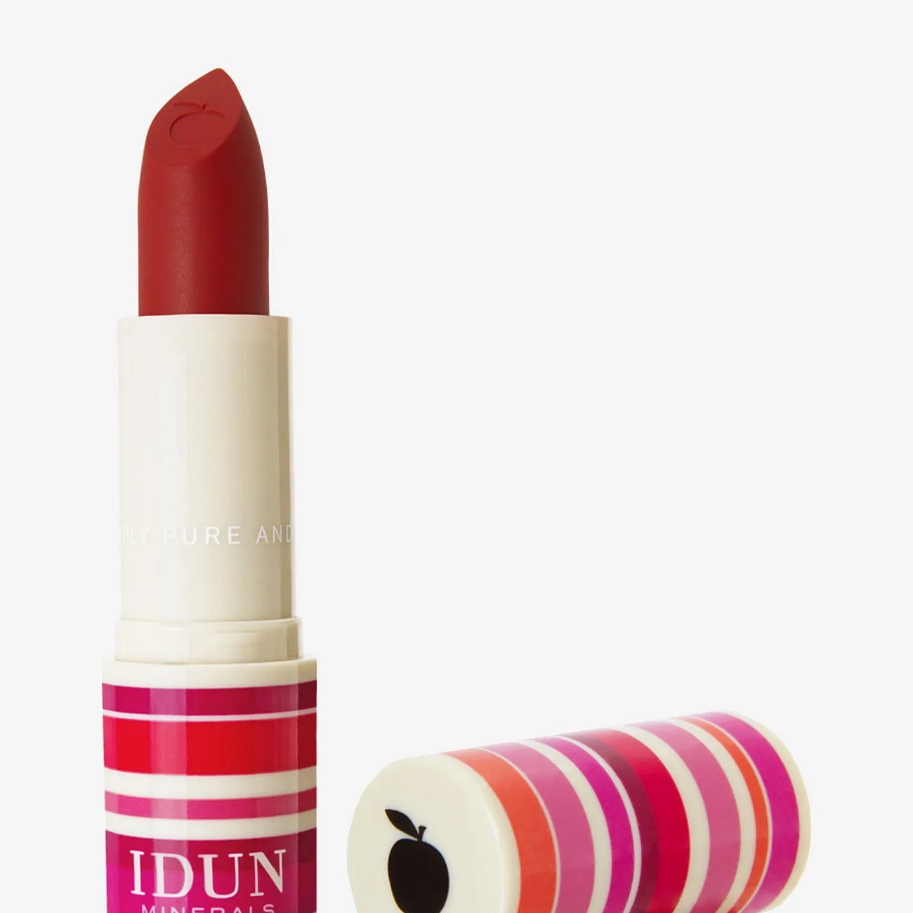IDUN Minerals Matte Lipstick Jordgubb - Red - 4G