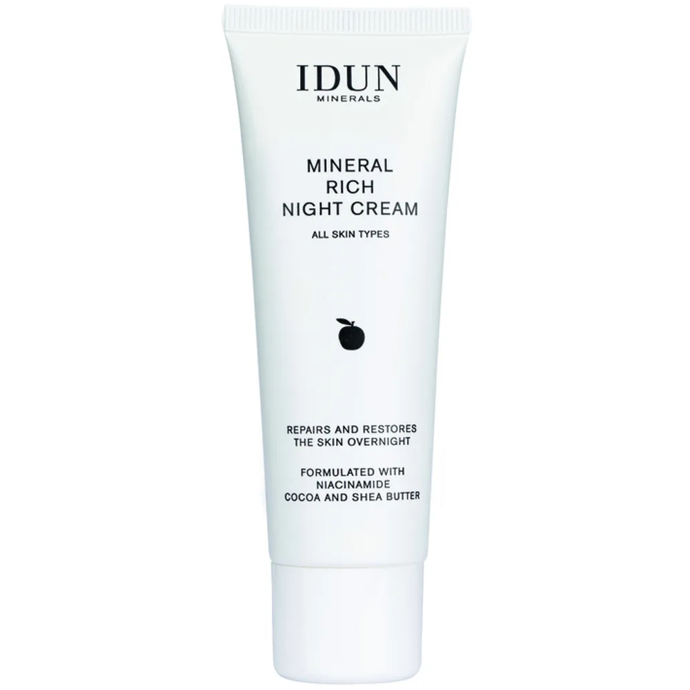 IDUN Minerals Mineral Rich Night Cream - Nude - 50 ml