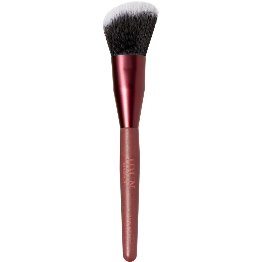IDUN Minerals Pro Angled Face Brush - Black - 1 PCS