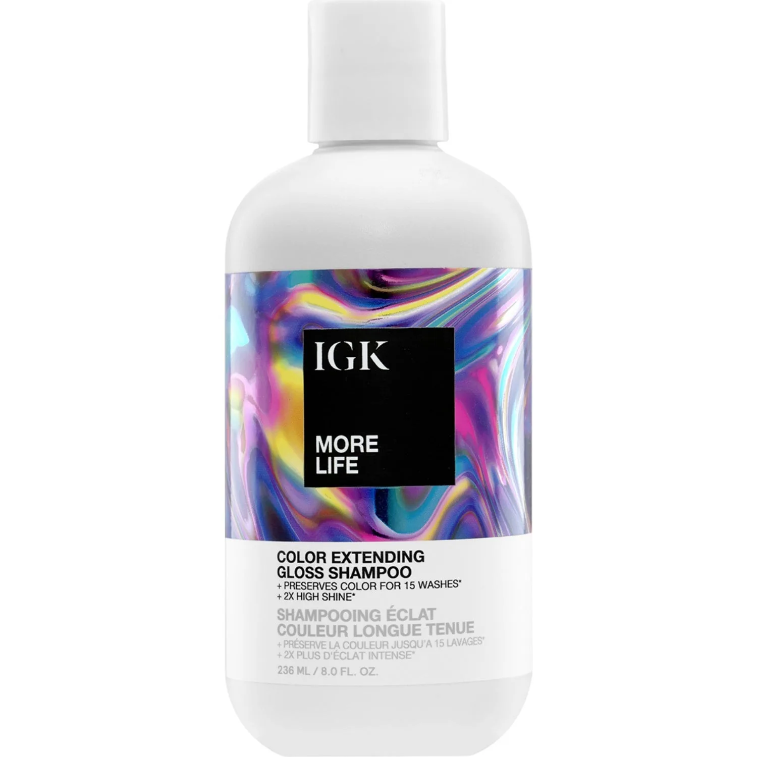 IGK More Life Color Extending Gloss Shampoo 236 ml