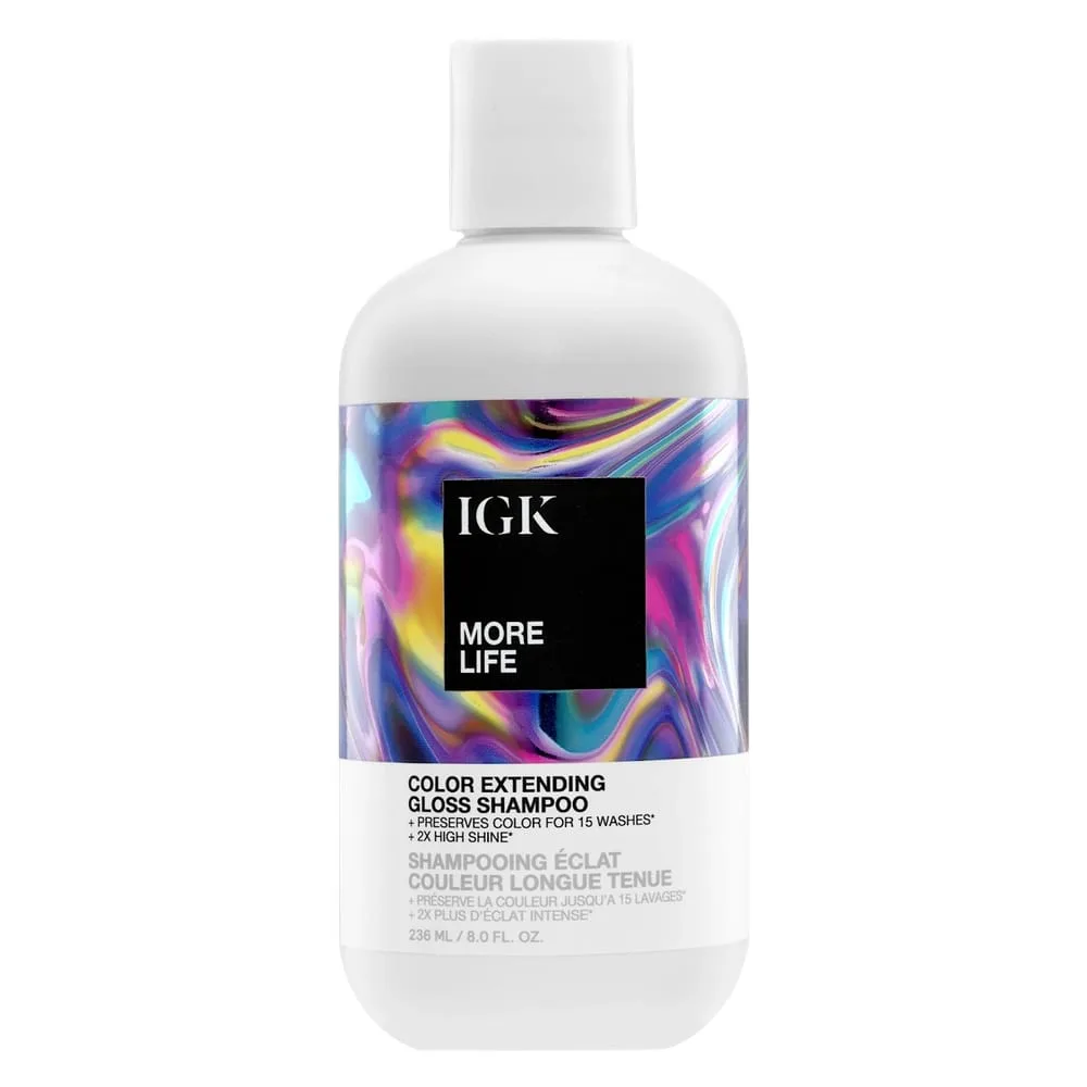 IGK More Life Color Extending Gloss Shampoo (236 ml)