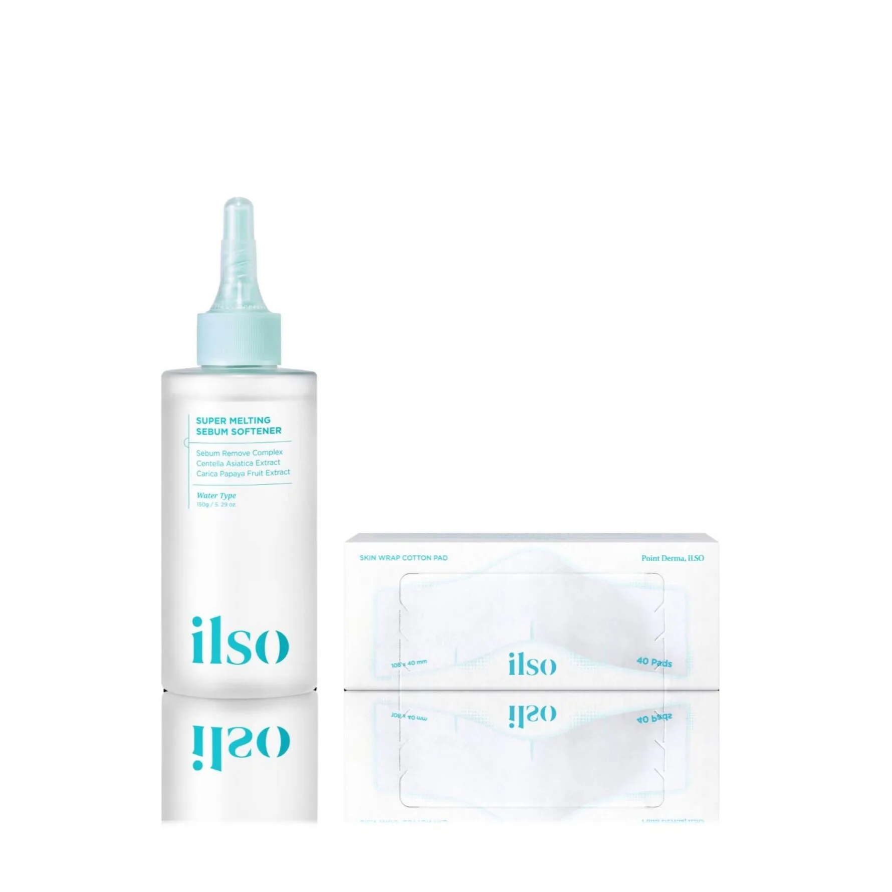 ilso Super Melting Sebum Softener & Cotton Pad Set 150 g