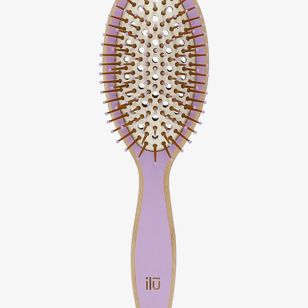 ILU Ilu Brush Bamboom Oval Medium - Nude - ONE SIZE
