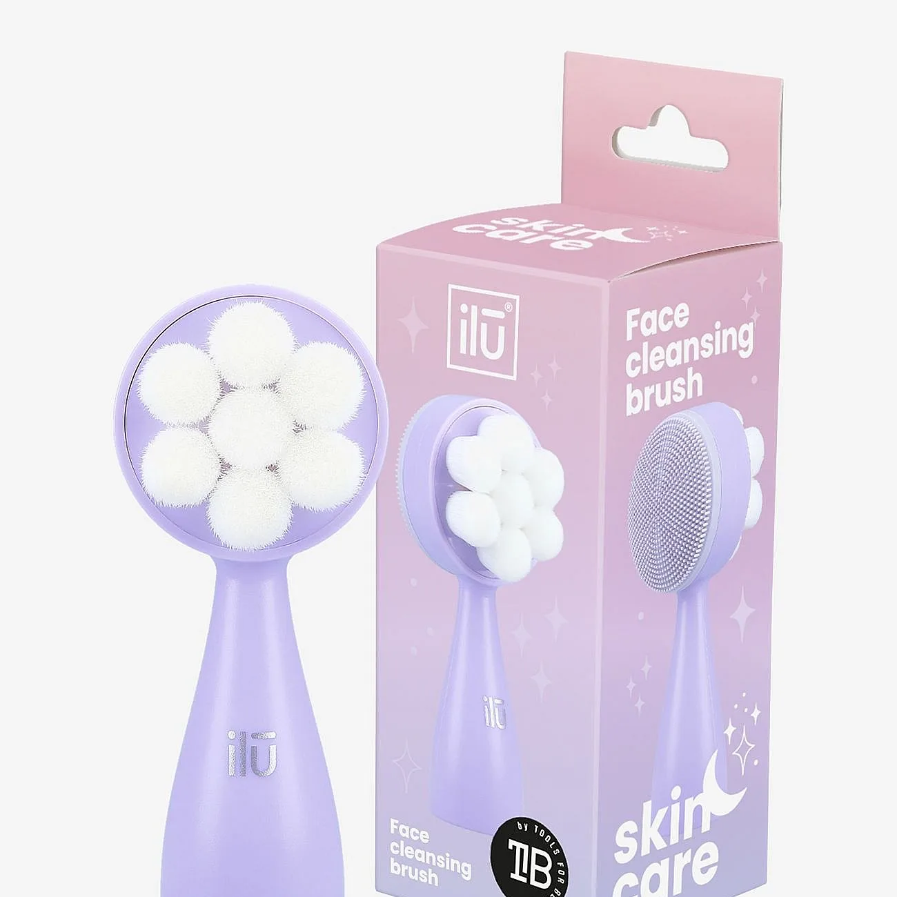 ILU Ilu Face Cleansing Brush Purple - Nude - ONE SIZE