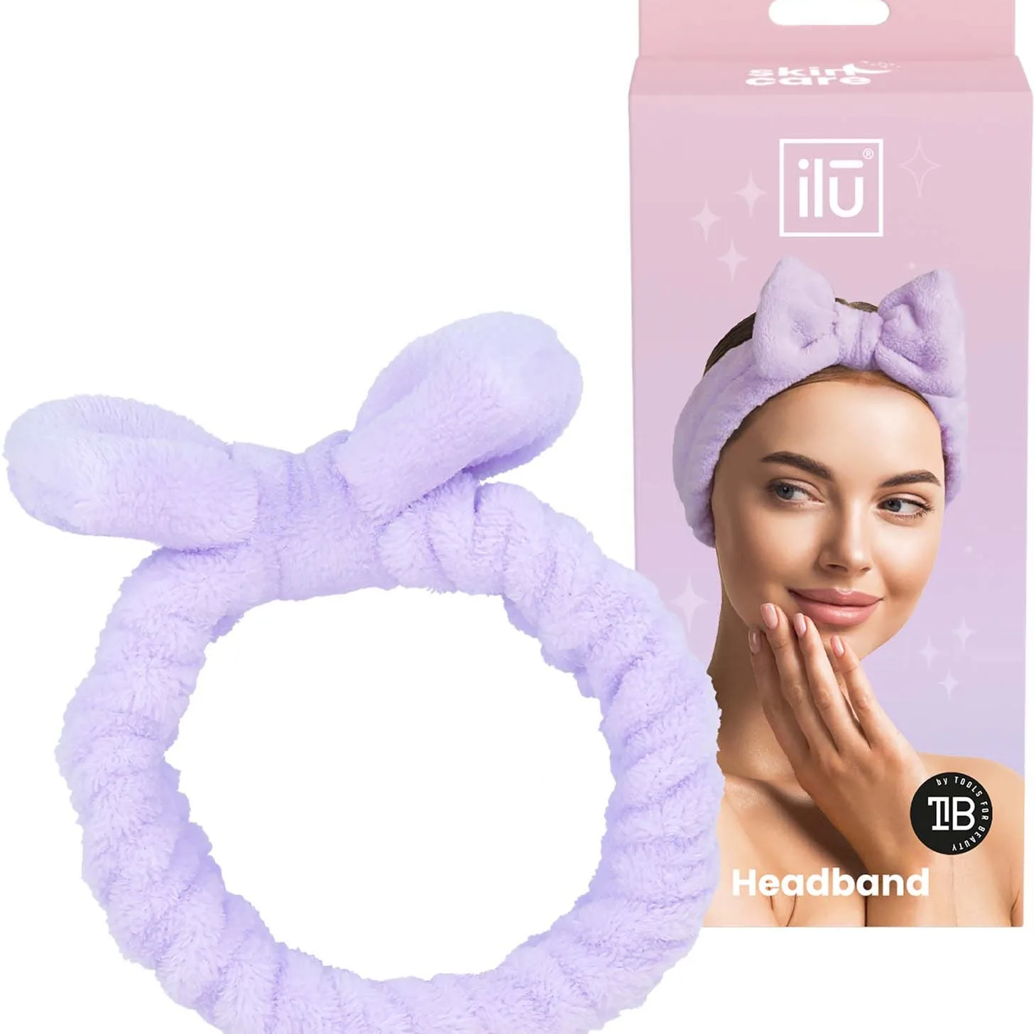 ilū Spa & Skincare Headband Purple