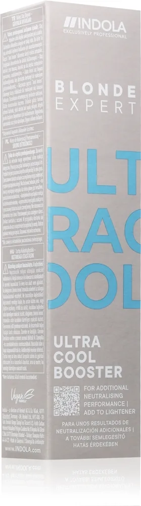 Indola Blond Expert Ultra Cool Booster keltaisia sävyjä neutralisoiva sävyte vaaleille hiuksille 60 ml