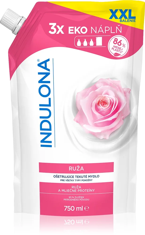 Indulona Rose Handtvål Påfyllning 750 ml