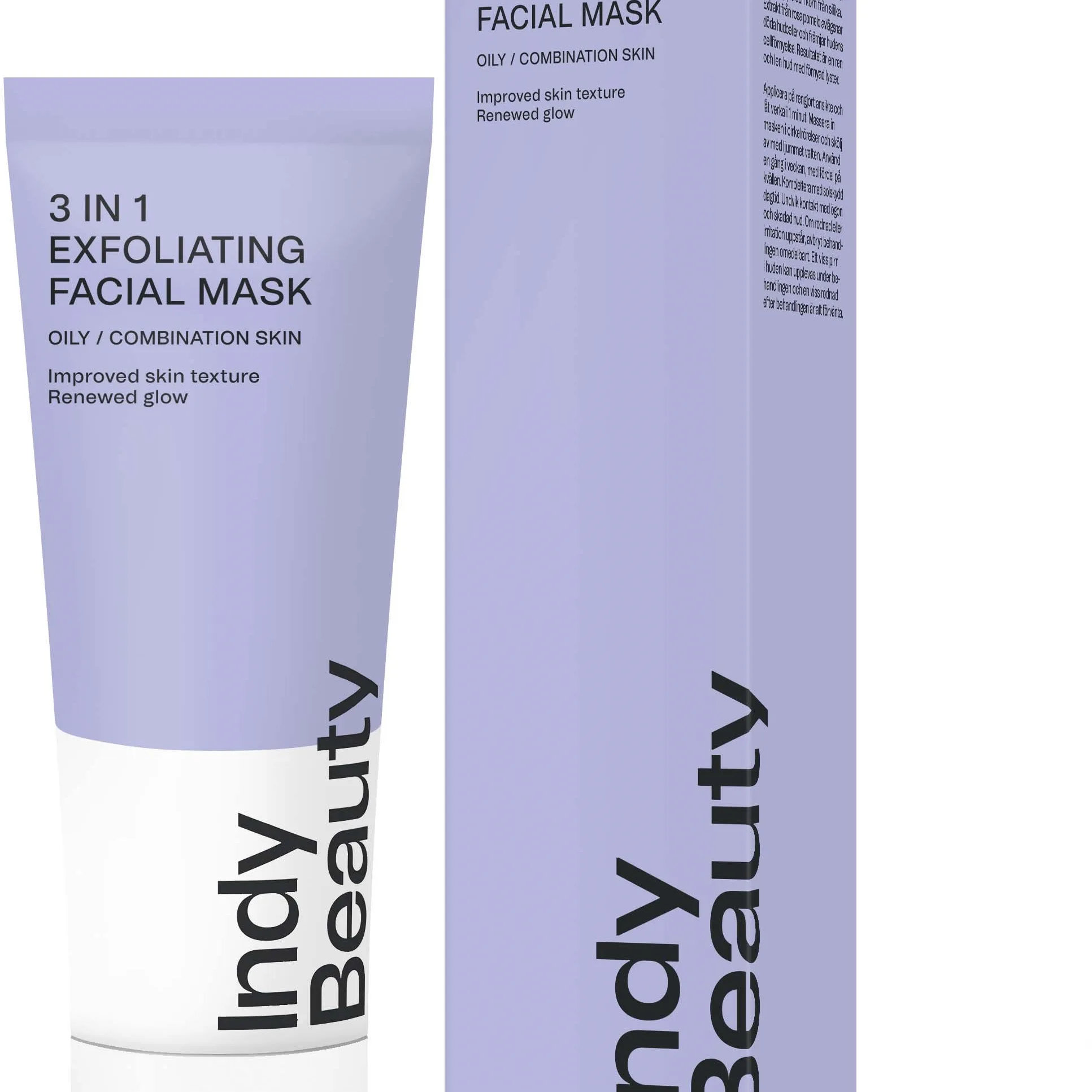 INDY BEAUTY 3 In 1 Exfoliating Facial Mask 75 ml
