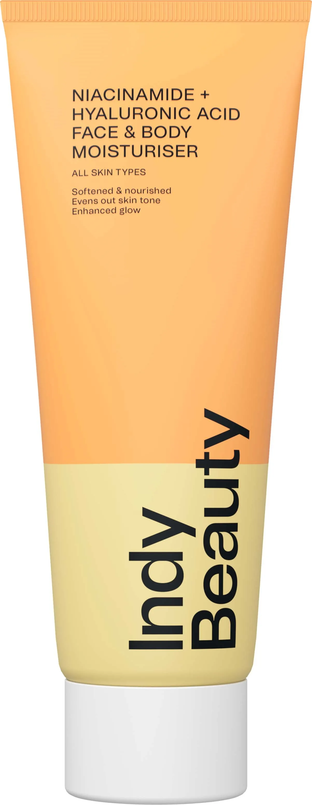 Indy Beauty Niacinamide + Hyaluronic Acid Face & Body Moisturiser 200 ml