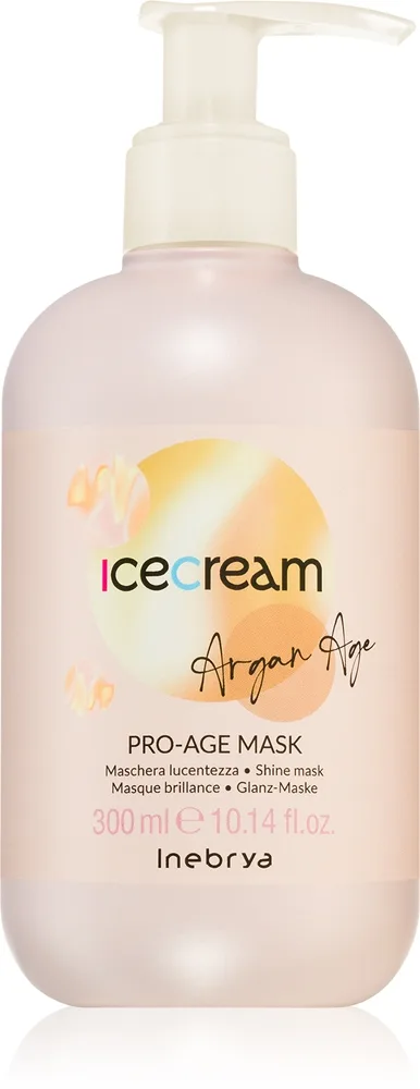 Inebrya Argan-Age Pro-Age Mask uudistava naamio hiuksiin ja päänahkaan 300 ml