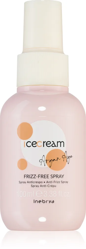 Inebrya Argan-Age Ultra-lätt spray För att behandla krull 100 ml