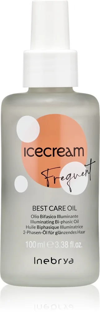 Inebrya Ice Cream Frequent Best Care Oil kirkastava öljy hiuksiin 100 ml