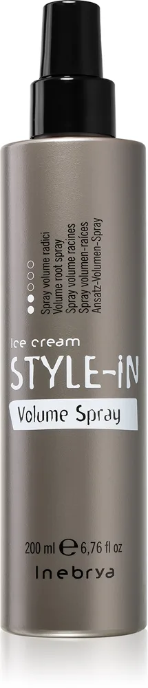 Inebrya Ice Cream Style-In hiussuihke tyvestä saakka volyymia antava 200 ml