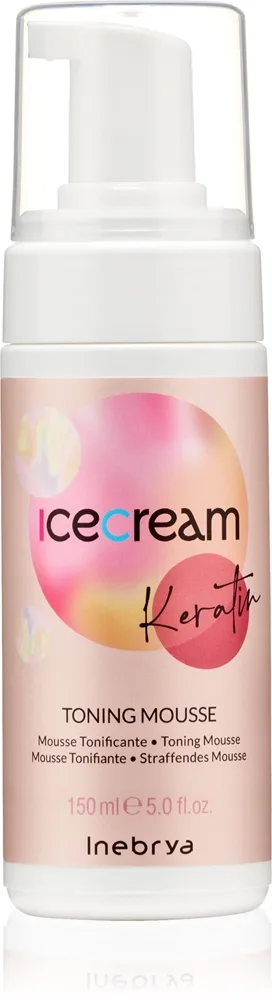 Inebrya Keratin Toning Mousse elvyttävä vaahto hiuksiin s keratinem 150 ml