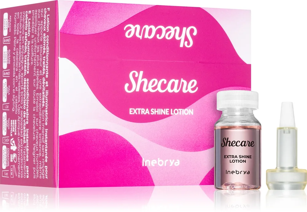 Inebrya Shecare Extra Shine Lotion Intensiv behandling För skadat hår 12x12 ml
