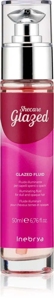Inebrya Shecare Glazed Fluid kirkastava seerumi hiusten kiiltoa ja pehmeyttä lisäävä 50 ml