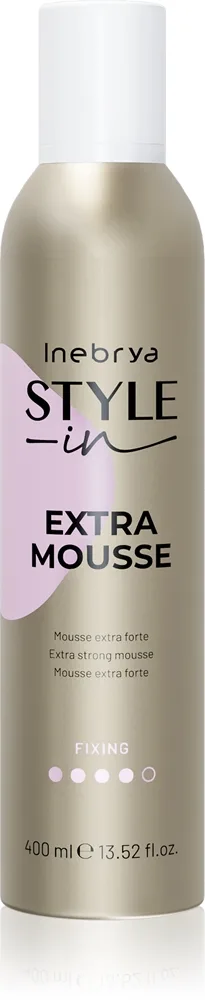 Inebrya Style-In Style-In Extra Mousse Mousse Med extra stark fixering 400 ml