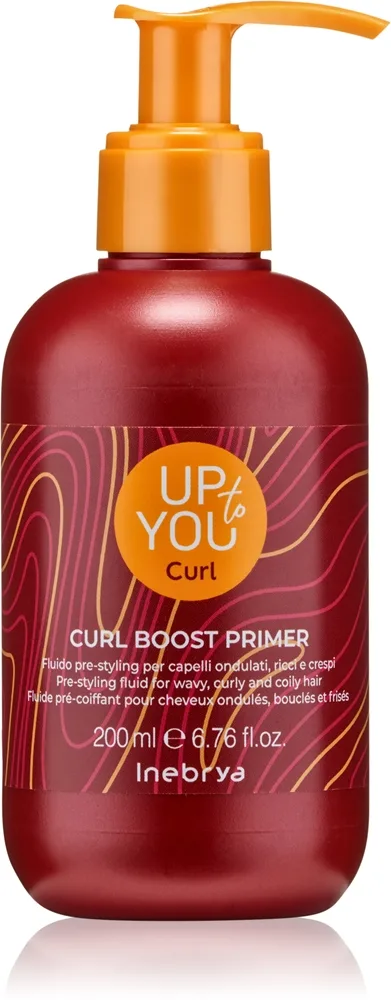 Inebrya Up To You Curl Boost Primer muotoiluvoide aaltoileville ja kiharille hiuksille 200 ml
