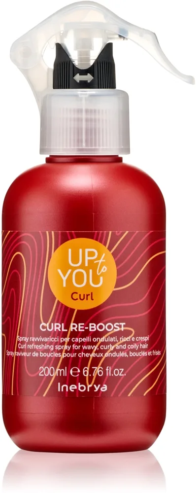 Inebrya Up To You Curl Re-Boost Spray virkistävä suihke aaltoileville ja kiharille hiuksille 200 ml