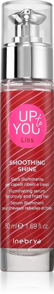 Inebrya Up To You Liss Smoothing Shine kirkastava seerumi hiuksiin 50 ml