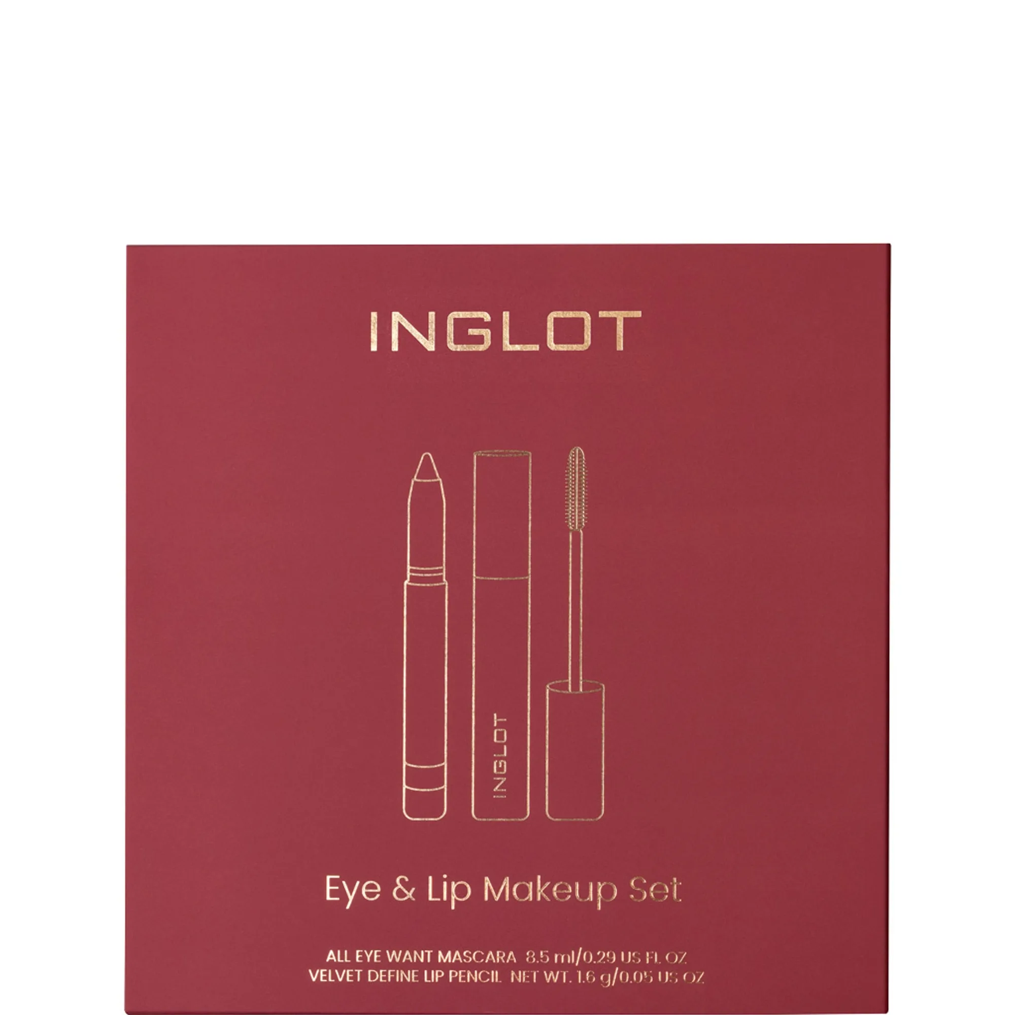 INGLOT Eye & Lip Makeup Set Ansiktsmakeupset
