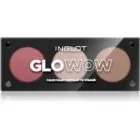 Inglot Face Palette Highlighter, bronzer och rouge Skugga GLOWOW 7.2 g
