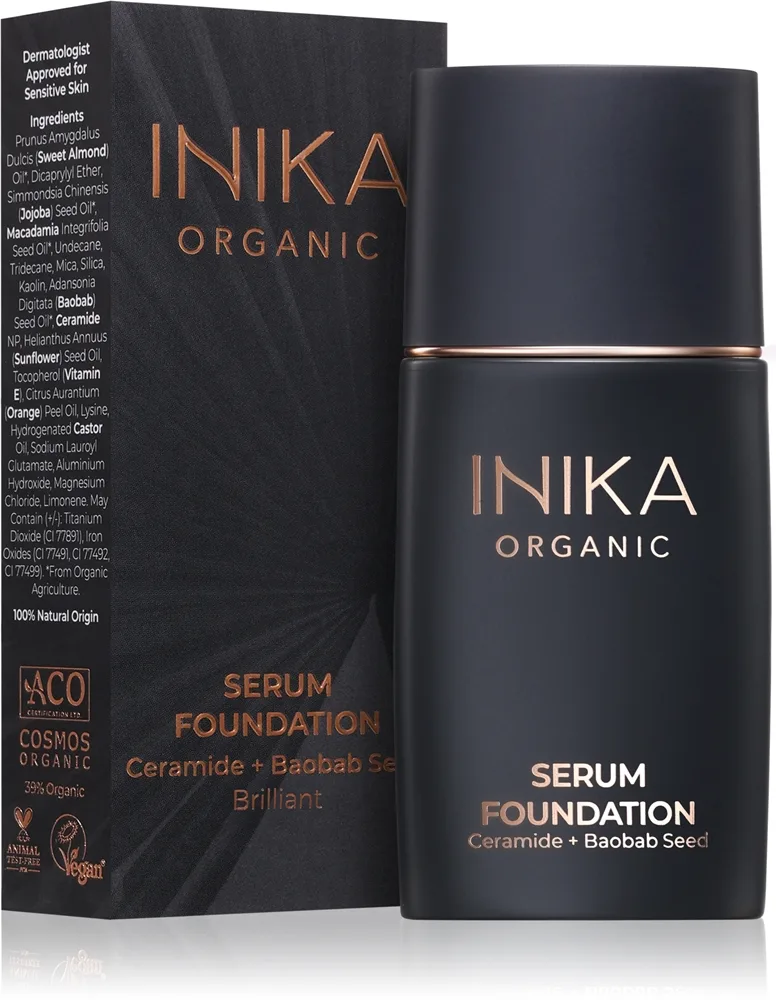 INIKA Organic Serum Foundation Brilliant 25 ml
