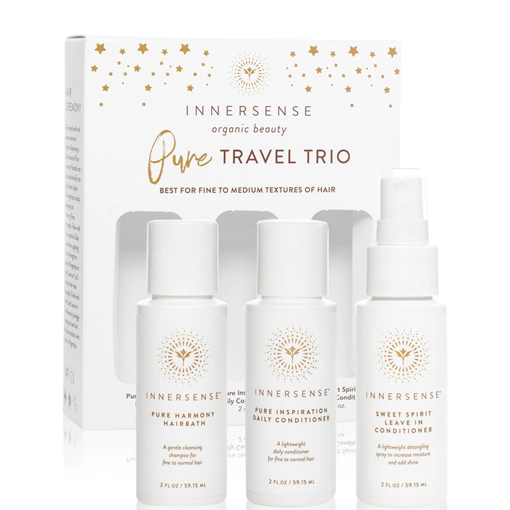Innersense Organic Beauty Travel Trio Pure Hårvårdsset