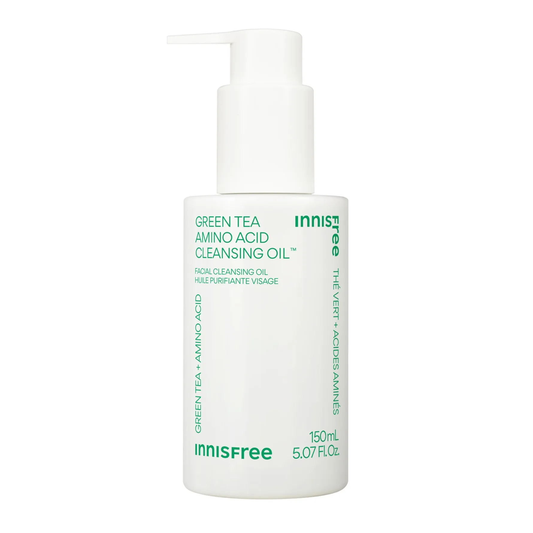 innisfree Green Tea Amino Acid Cleansing Oil Mild rengörande olja med återfuktande effekt 150 ml