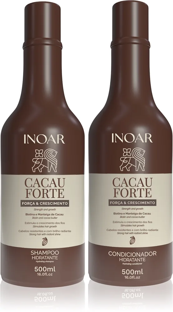 INOAR Cacau Forte Duo Set För hårförstärkning 2 st.