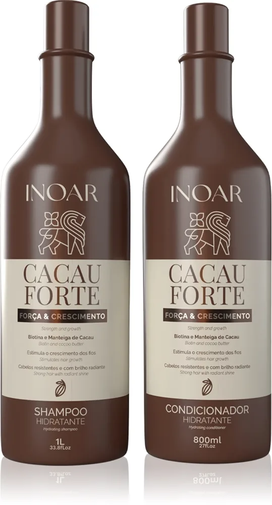 INOAR Cacau Forte Duo Set zur Stärkung der Haare 2 St.