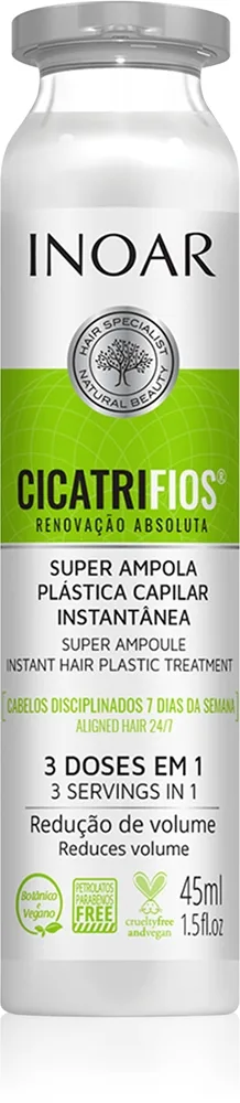 INOAR CicatriFios ampulli vaurioituneille hiuksille 45 ml