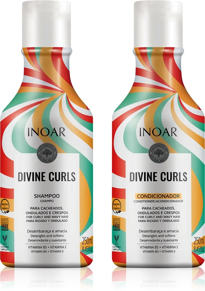 INOAR Curls Sæt til krøllet hår 2x250 ml
