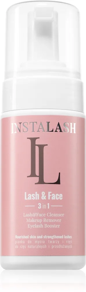 INSTALASH Lash & Face Mild renseskum til ansigt og øjne 100 ml