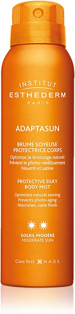 Institut Esthederm Adaptasun Hydra-Protective Sun Water vartalosuihke sisältää keskitason UV-suojan 150 ml