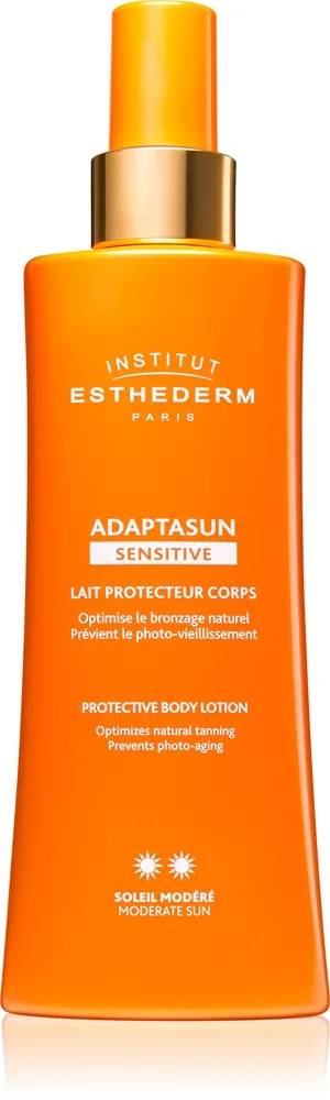 Institut Esthederm Adaptasun Sensitive Protective Body Lotion Skyddssolskyddsmedel Medium solskydd 200 ml