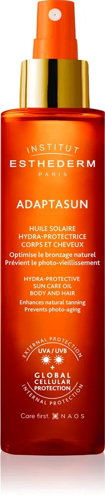 Institut Esthederm Adaptasun Sun Care Oil Sol-olja för kropp och hår Medium solskydd 150 ml