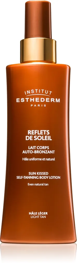Institut Esthederm Sun Sheen Sun Kissed Self-Tanning Body Gel Brun-utan-sol-kräm för kropp Skugga Light Tan 150 ml