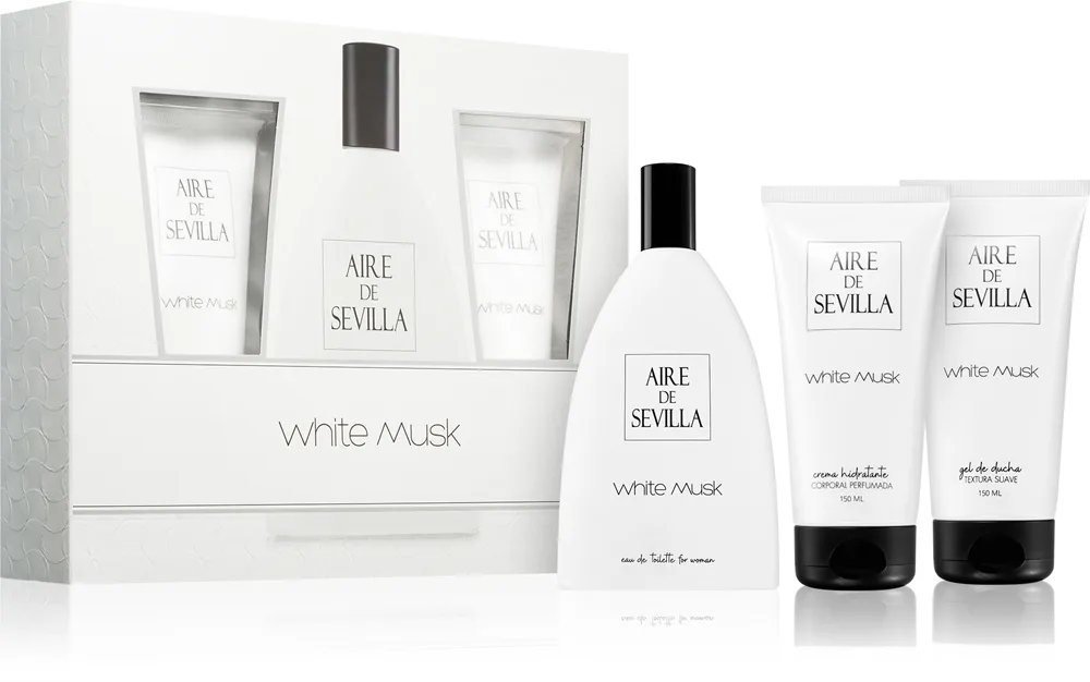 Instituto Español Aire De Sevilla White Musk Presentförpackning för Kvinnor