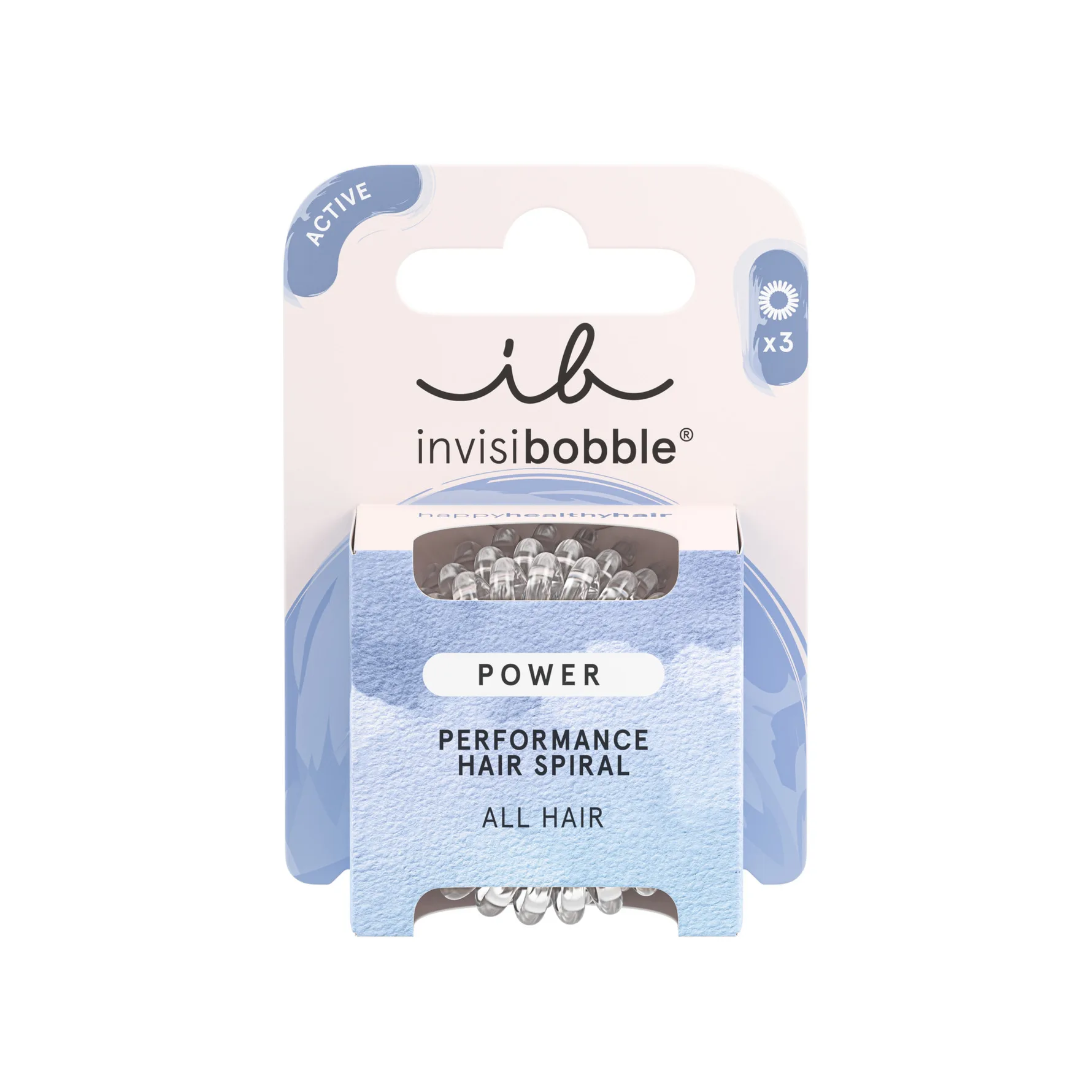 Invisibobble Power Crystal Clear 3st