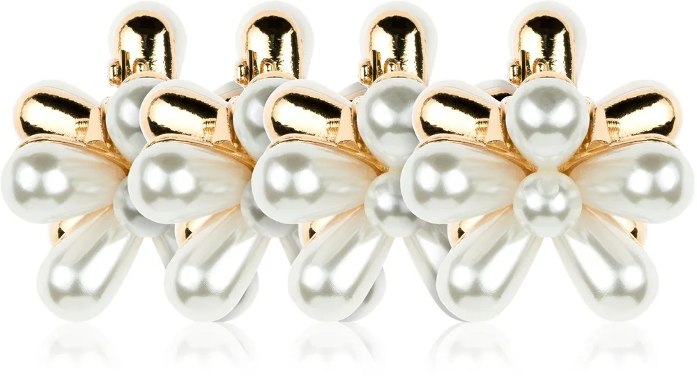 invisibobble Clipstar Pearly Flower hiusklipsit koko S 4 kpl