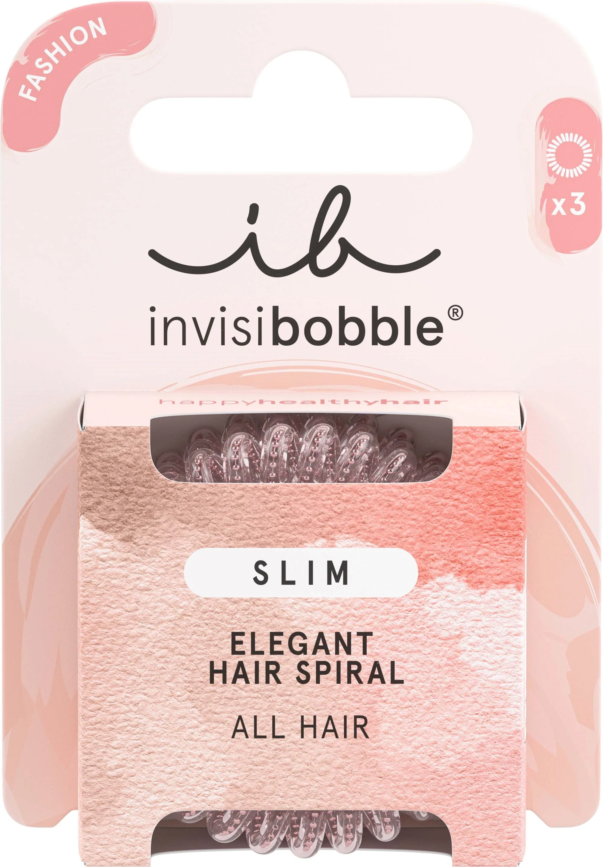 Invisibobble Slim Pink Monocle 3 kpl