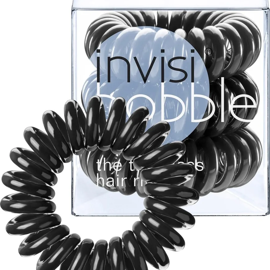 Invisibobble Hair Ring Black 3-pack